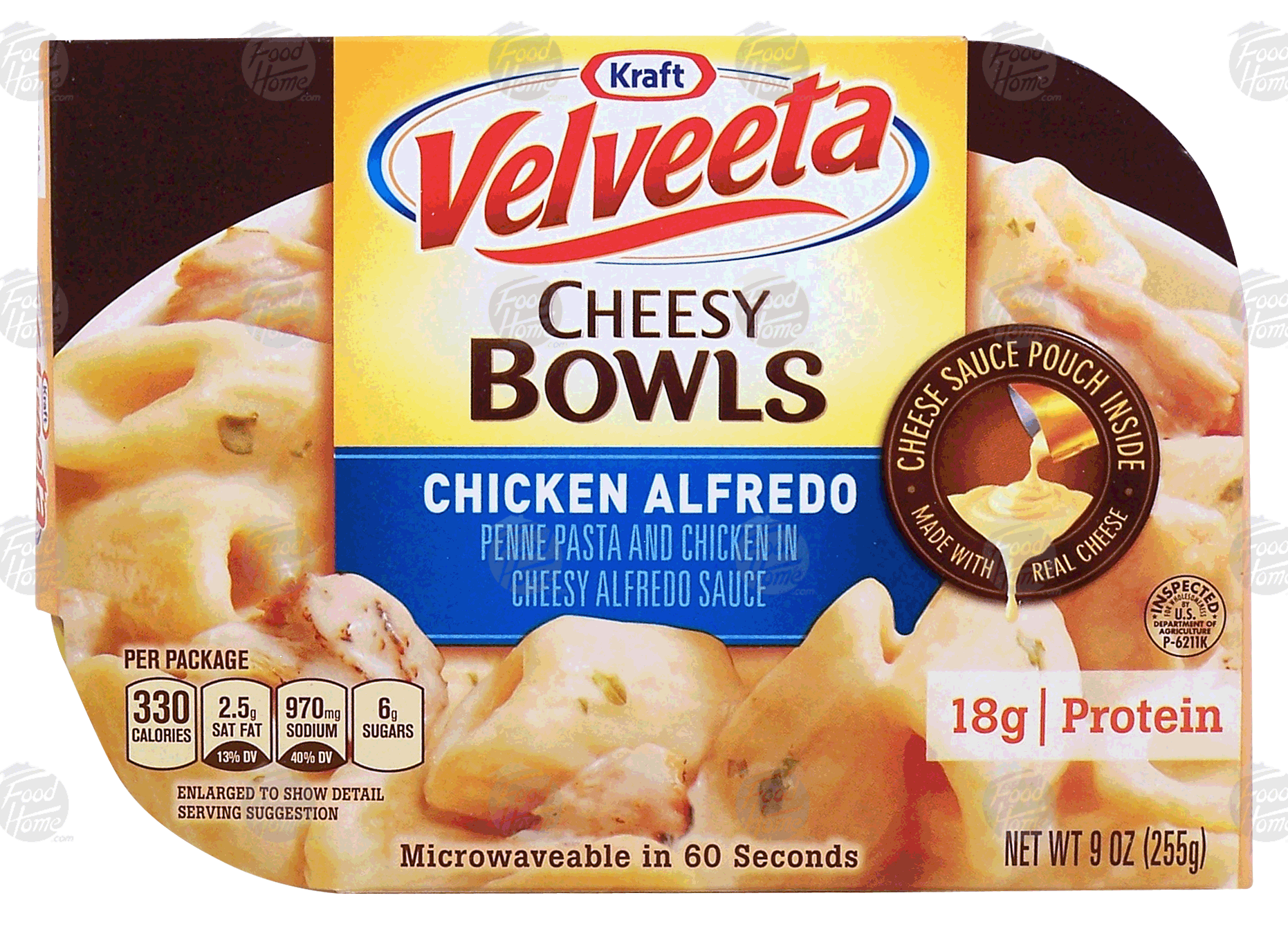 Kraft Velveeta Cheesy Bowls; chicken alfredo Full-Size Picture